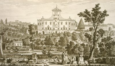 Villa Ricci at Pozzolatico by Giuseppe Zocchi